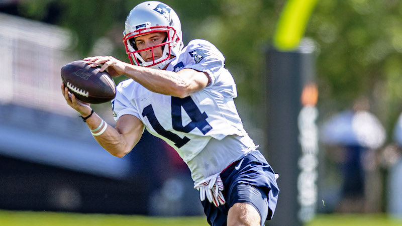 Patriots wide receiver Braxton Berrios