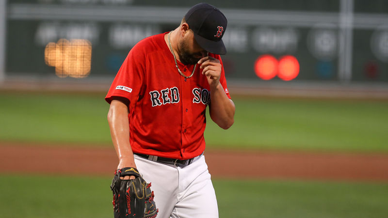 Boston Red Sox pitcher Brian Johnson