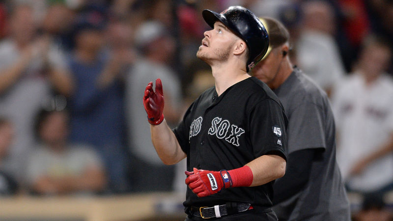 Boston Red Sox infielder Brock Holt