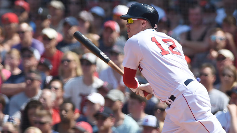 Boston Red Sox infielder Brock Holt