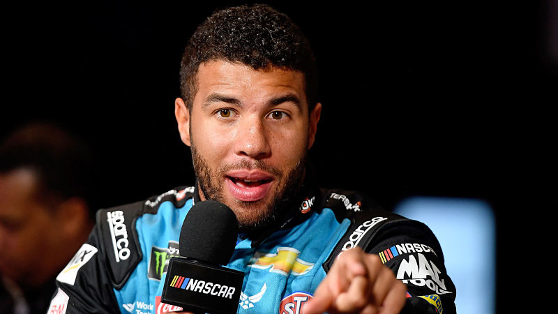 NASCAR driver Darrell Wallace Jr.