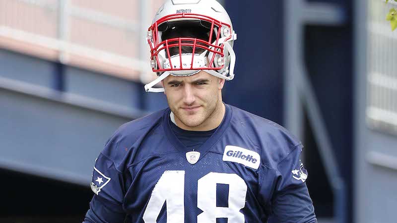 Patriots linebacker Calvin Munson