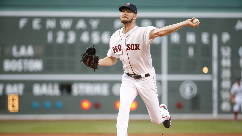 Boston Red Sox pitcher Chris Sale