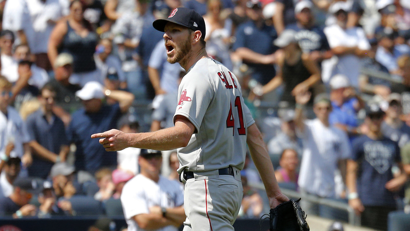 Red Sox pitcher Chris Sale