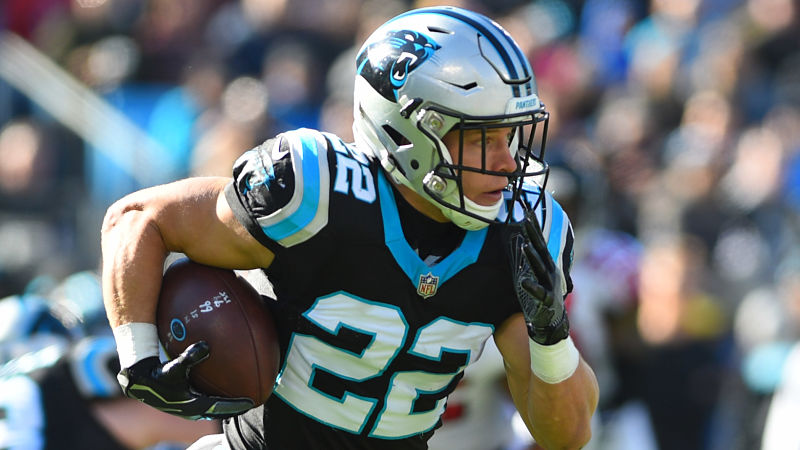 Carolina Panthers running back Christian McCaffrey