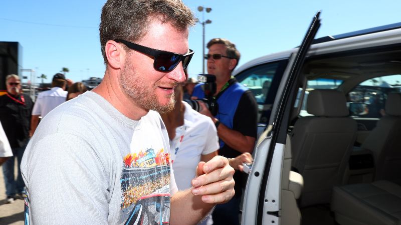 Former NASCAR driver Dale Earnhardt Jr.