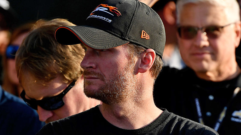 Former NASCAR driver Dale Earnhardt Jr.