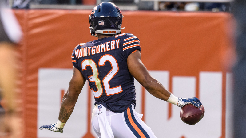 Bears running back David Montgomery