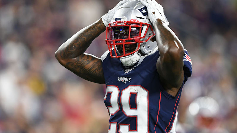 Patriots cornerback Duke Dawson