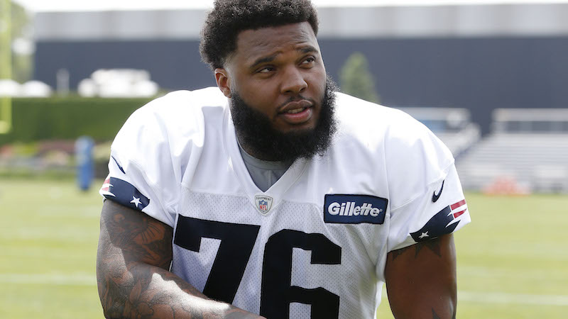Patriots left tackle Isaiah Wynn