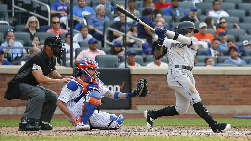 Miami Marlins Second Baseman Isan Diaz