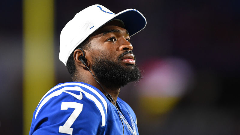 Indianapolis Colts quarterback Jacoby Brissett