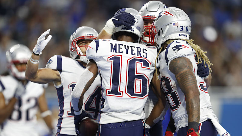 Patriots wide receiver Jakobi Meyers