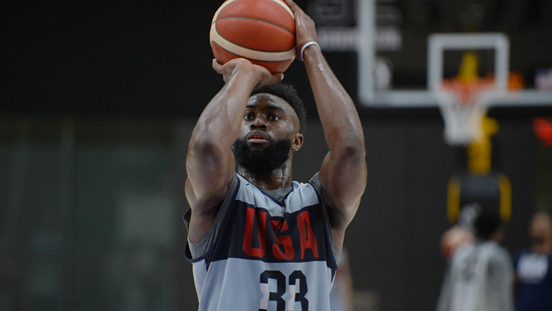 USA forward Jaylen Brown
