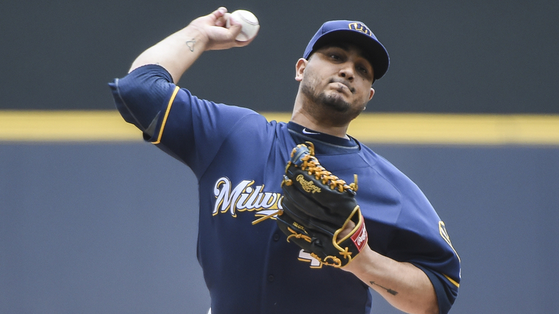 Former Brewers pitcher Jhoulys Chacin