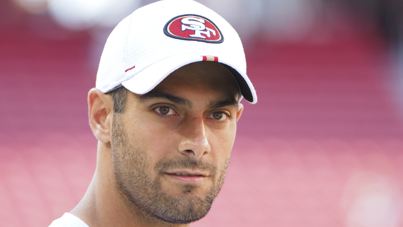 San Francisco 49ers quarterback Jimmy Garoppolo