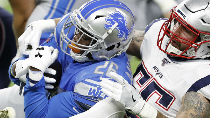 Detroit Lions running back C.J. Anderson