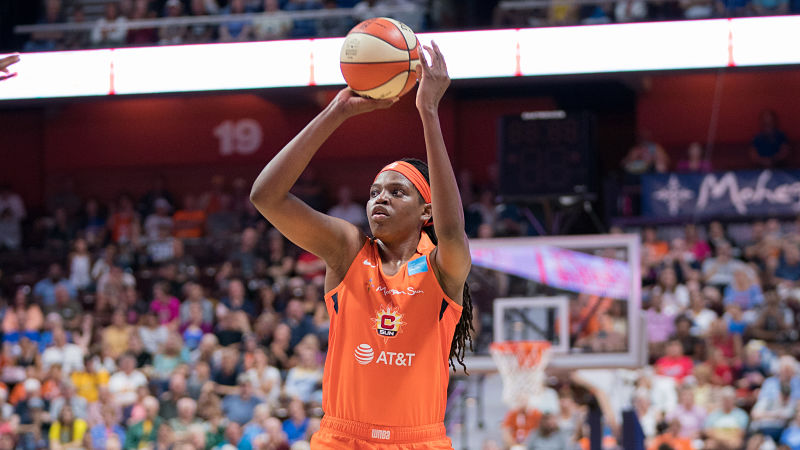 Connecticut Sun center Jonquel Jones