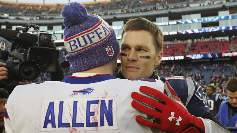 Josh Allen, Tom Brady