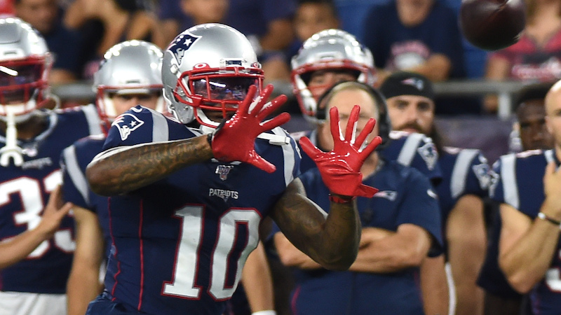 Patriots wide receiver Josh Gordon