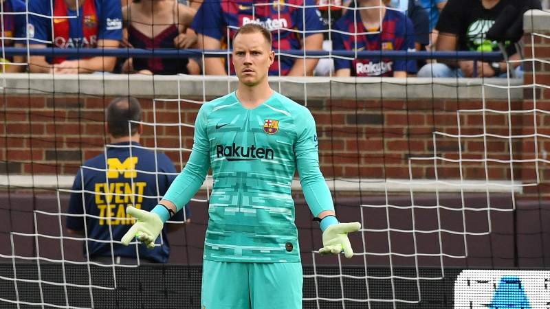 Barcelona goalkeeper Marc-Andre ter Stegen