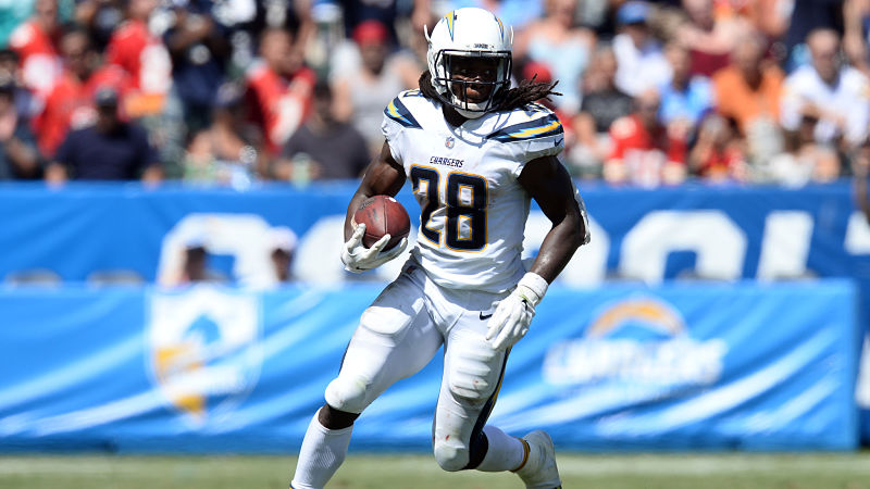 Los Angeles Chargers running back Melvin Gordon