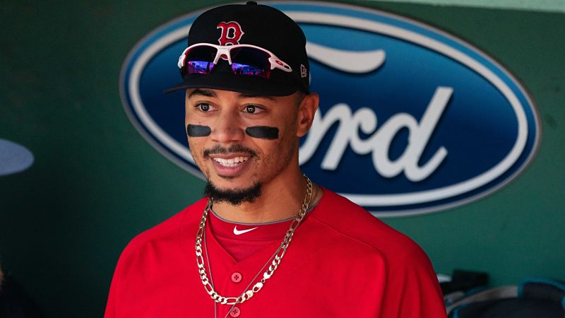 Boston Red Sox outfielder Mookie Betts