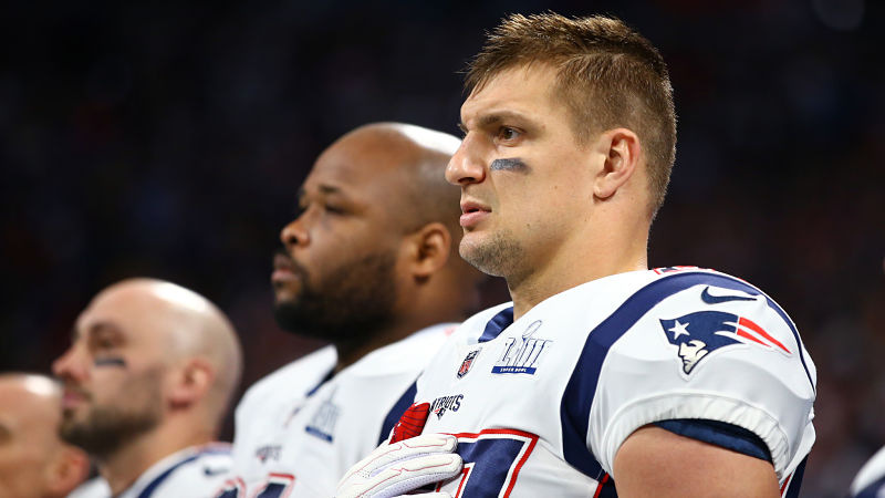 Retired tight end Rob Gronkowski