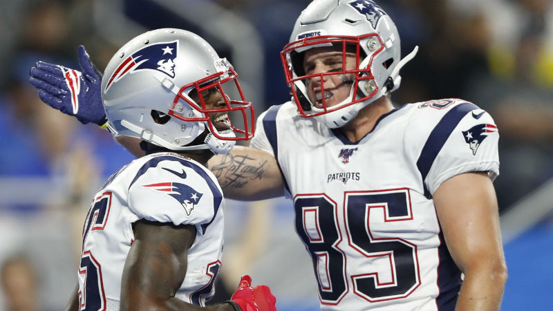 New England Patriots tight end Ryan Izzo