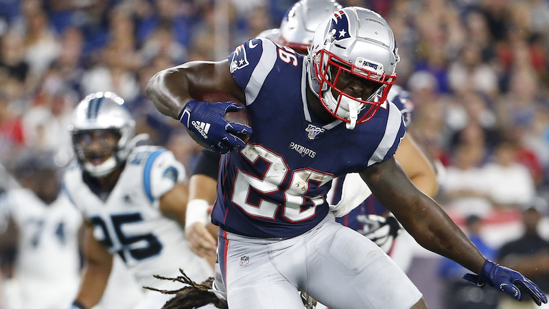 Patriots running back Sony Michel