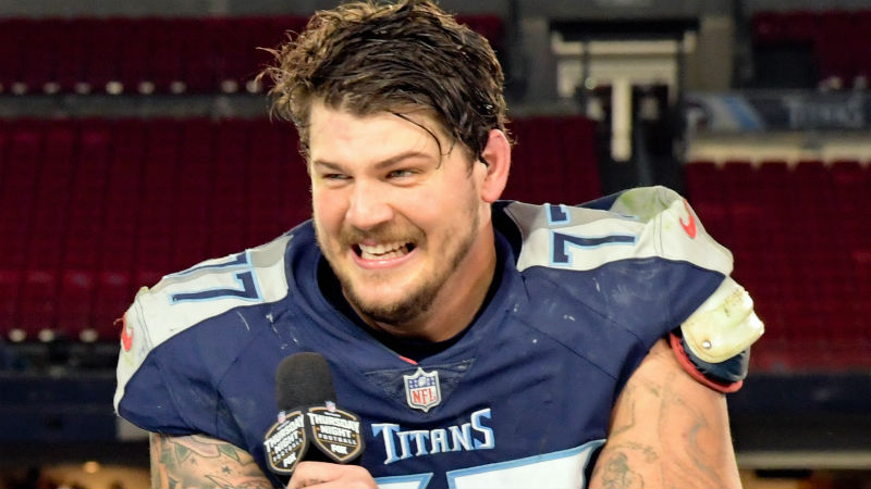 Tennessee Titans offensive tackle Taylor Lewan