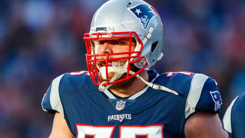 Patriots center Ted Karras