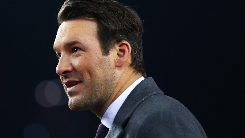 Television announcer Tony Romo