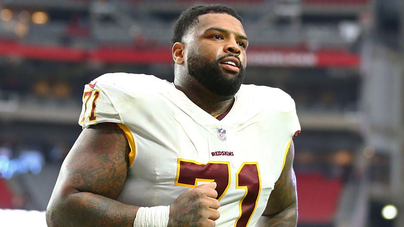 Washington Redskins offensive tackle Trent Williams