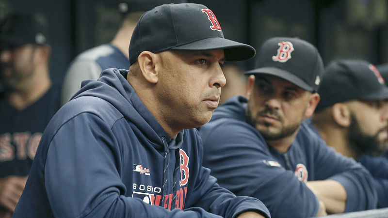 Boston Red Sox manager Alex Cora
