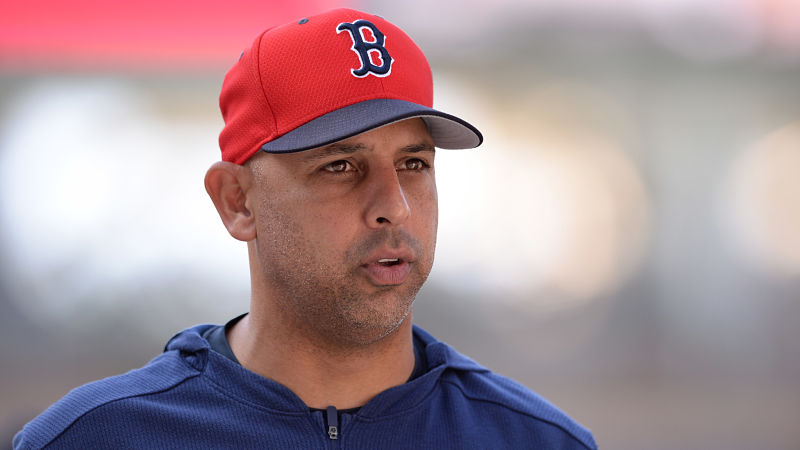 Boston Red Sox manager Alex Cora