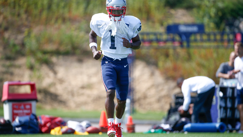 New England Patriots wide receiver Antonio Brown