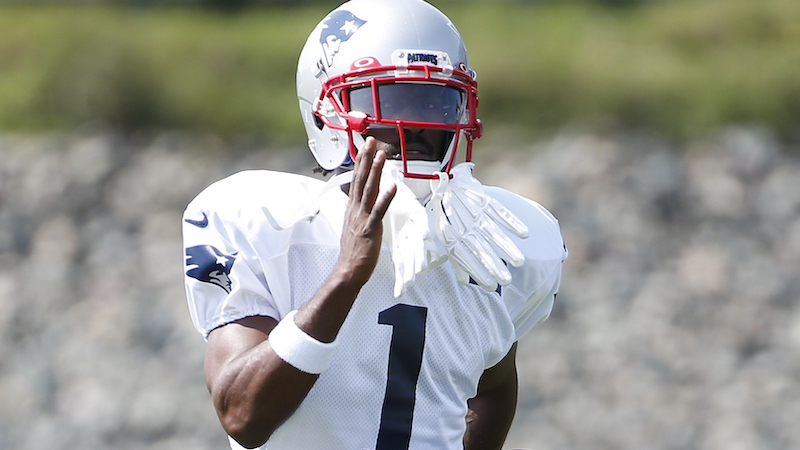 New England Patriots wide receiver Antonio Brown