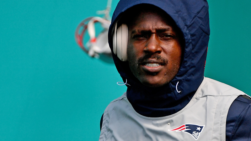 New England Patriots wide receiver Antonio Brown