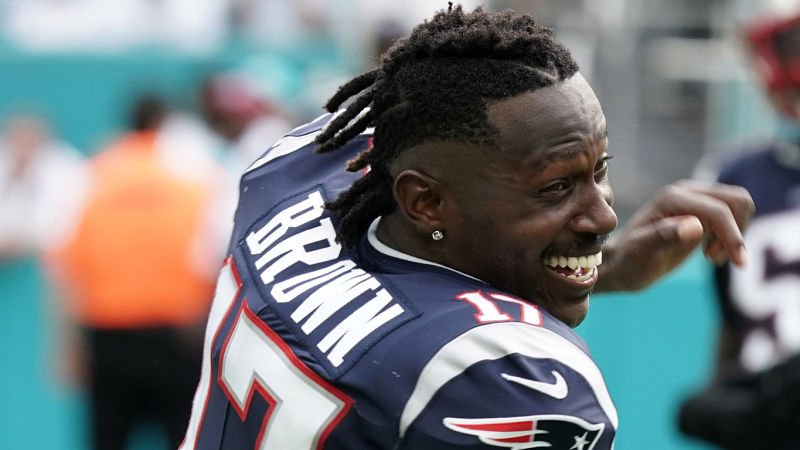 New England Patriots wide receiver Antonio Brown