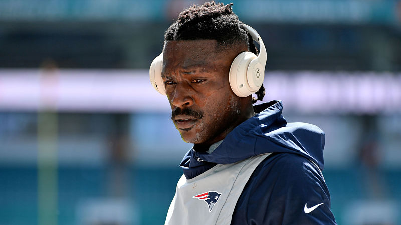 New England Patriots wide receiver Antonio Brown