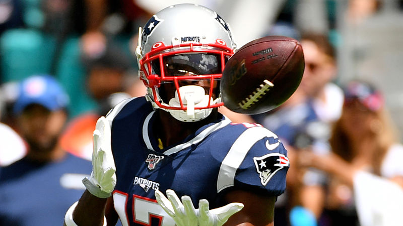 New England Patriots wide receiver Antonio Brown