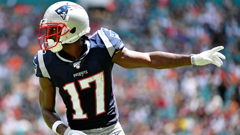 New England Patriots wide receiver Antonio Brown
