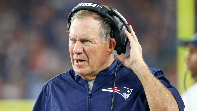 New England Patriots head coach Bill Belichick