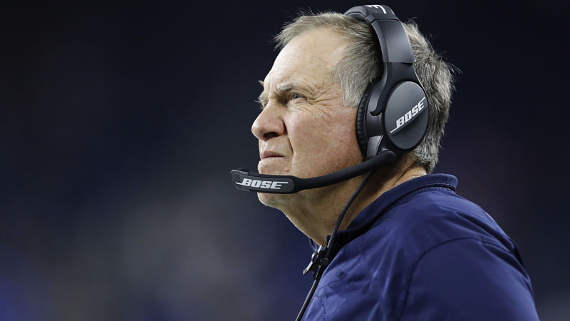 New England Patriots head coach Bill Belichick