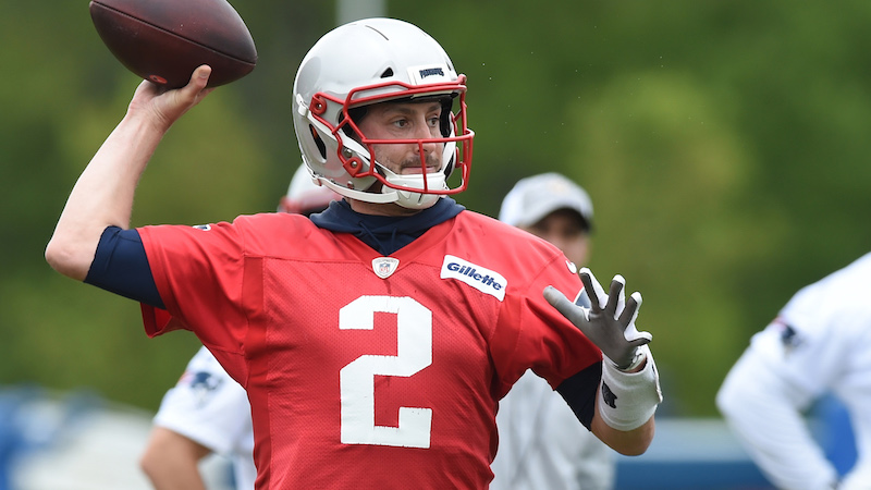 Patriots quarterback Brian Hoyer
