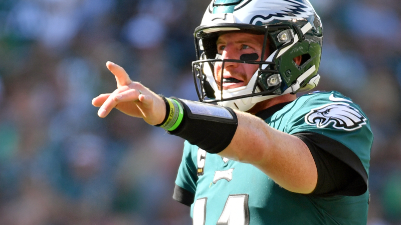 Philadelphia Eagles quarterback Carson Wentz