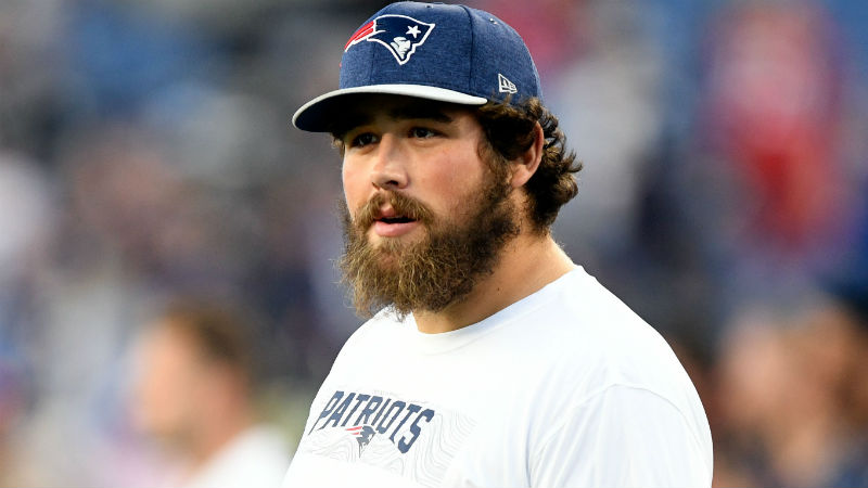 New England Patriots center David Andrews