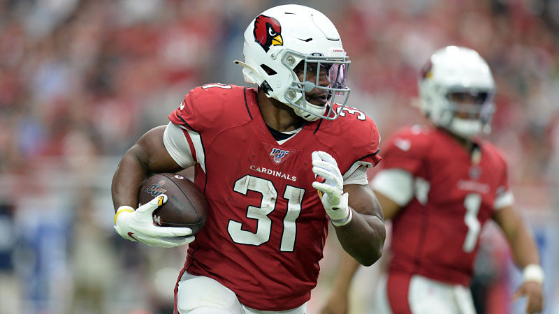 Arizona Cardinals running back David Johnson and quarterback Kyler Murray