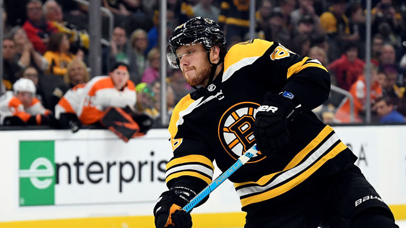 Boston Bruins forward David Pastrnak